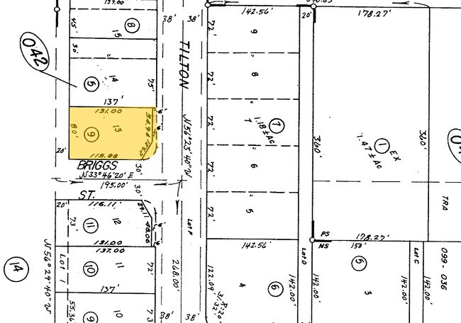Mapa de la parcela - PSHL Investment LLC
