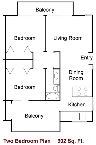 Floorplan - Hastings East Apartments