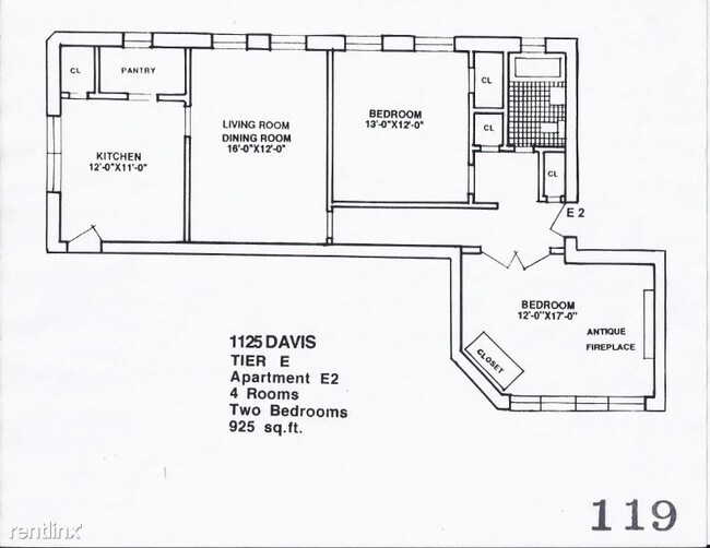 Foto del edificio - 2 br, 1 bath Apartment - 1125 Davis St E-1