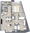 1 Bed/1 Bath-A3