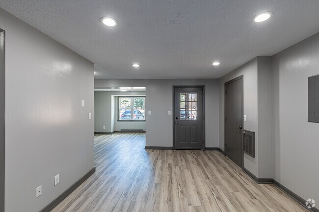 2 habitaciones, 1 baño - Sala de estar - Vernon Pines Apartments