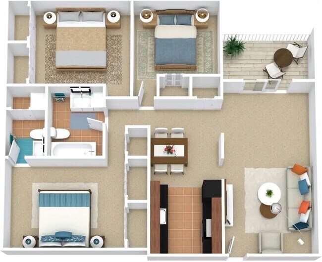 Foto del interior - Flats at Wildwood