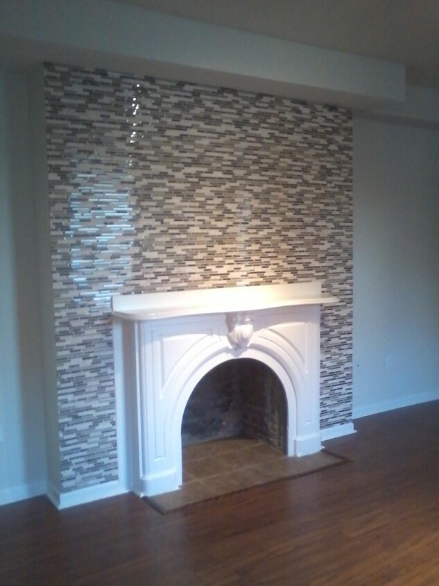 Living Room Decorative Fireplace - 1012 W Lafayette Ave