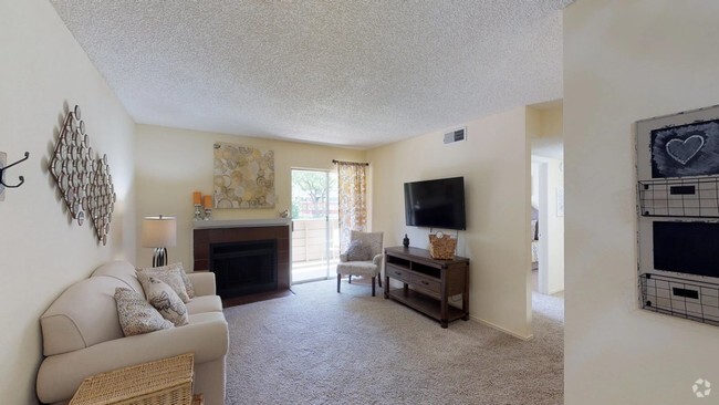 living room 2b - Newport Amarillo Apts