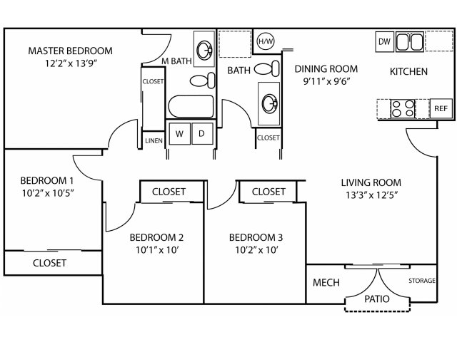 4BR/2BA - Maple Street