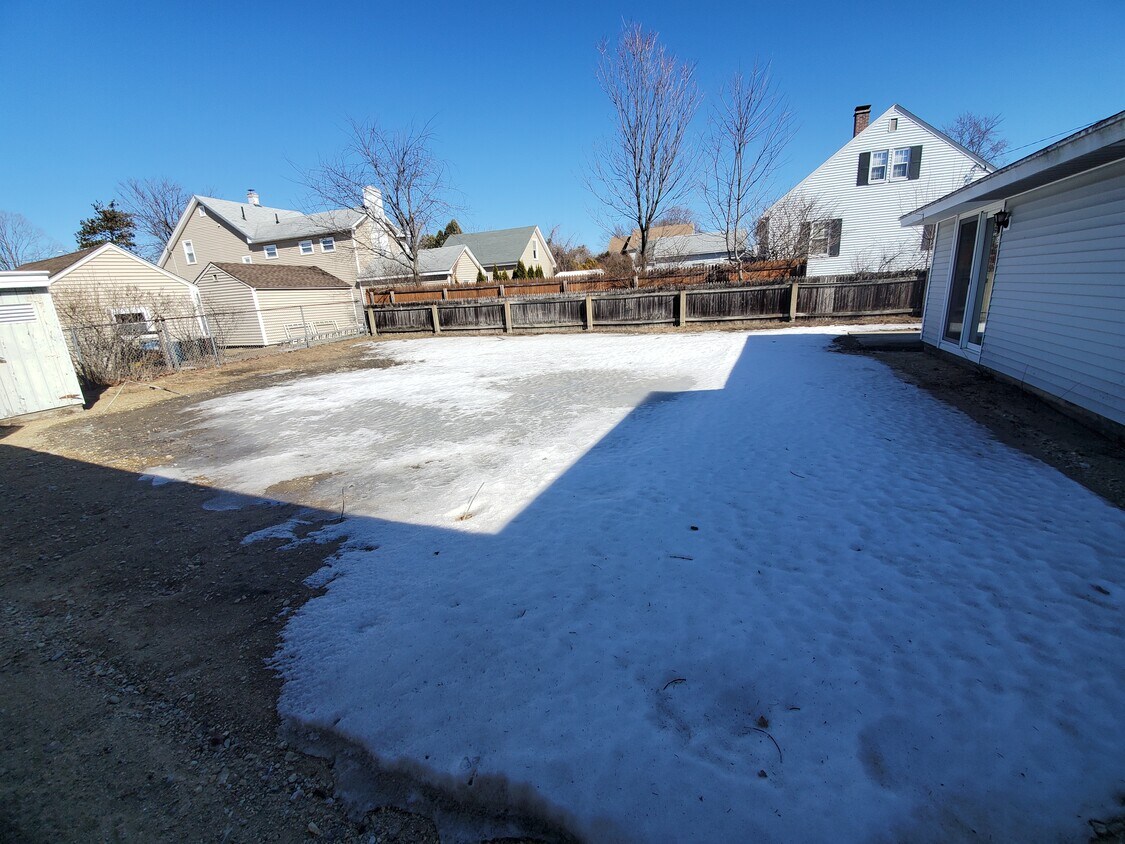Private, flat backyard - 62 S Hall St