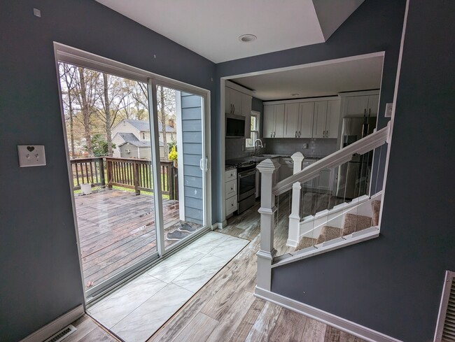 VIEW FROM LIVING ROOM 2 TO KITCHEN - 418 Walton Park Rd