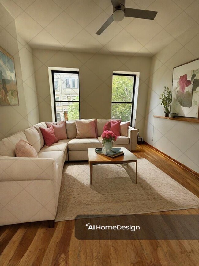 Livingroom Staged - 143 W 136th St