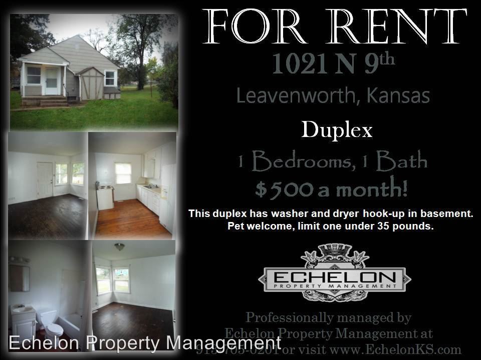 1021 N 9th St, Leavenworth, KS 66048 House Rental in Leavenworth, KS