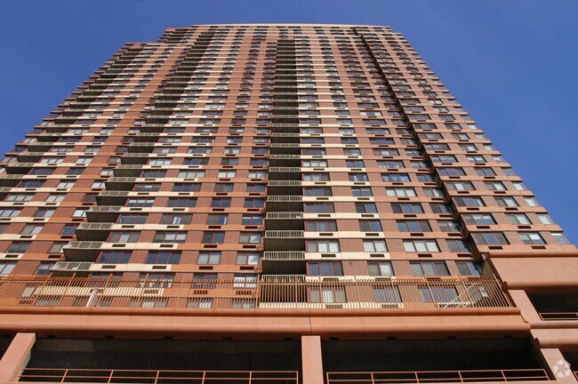 Looking up at the south facade - CityLights Building