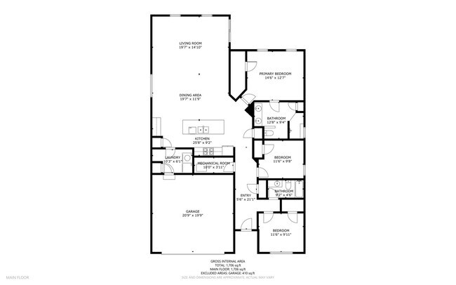 Building Photo - Modern Home with Open Floor Plan in Blacks...