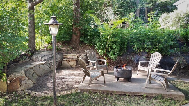 Private area in the yard to relax and entertain. - 1201 29th Ave NE