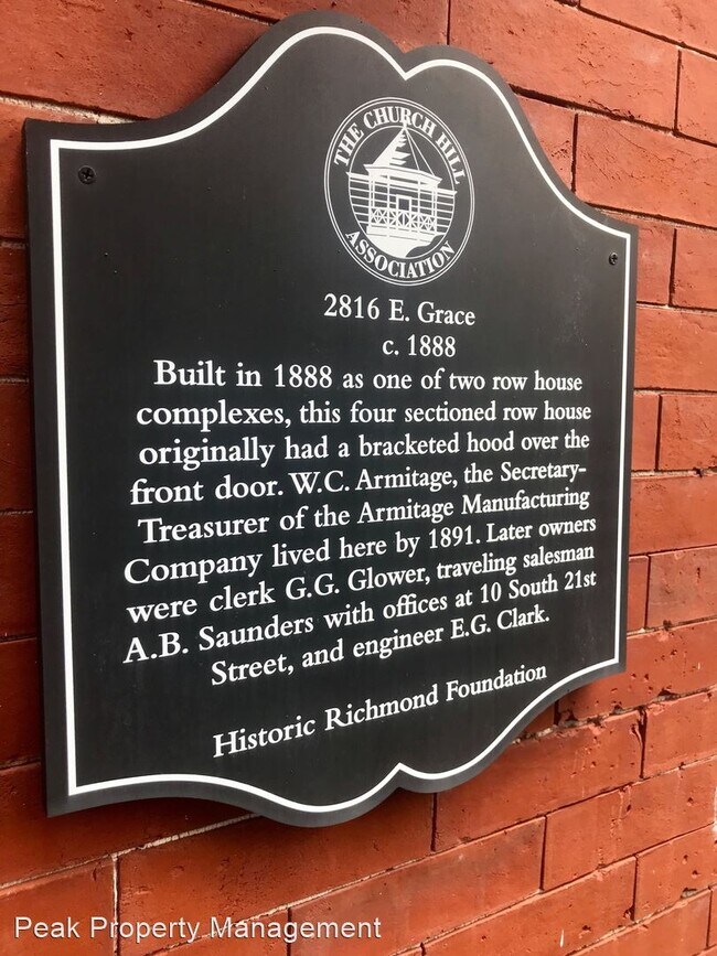 Foto del edificio - 2 br, 2.5 bath House - 2816 E Grace Street