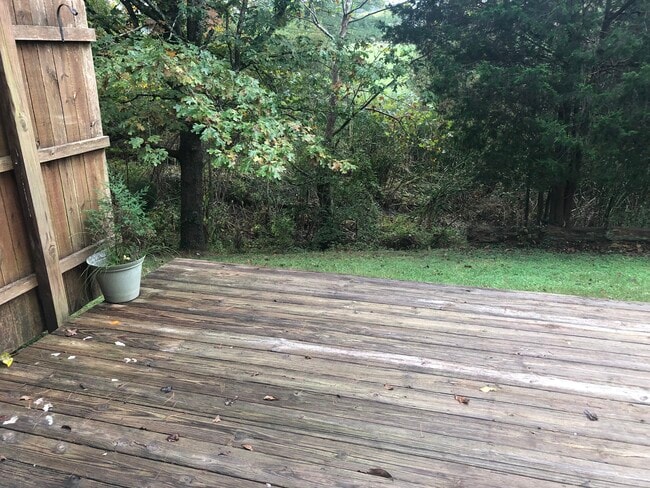 Deck off kitchen area - 2201 Spring Valley Dr