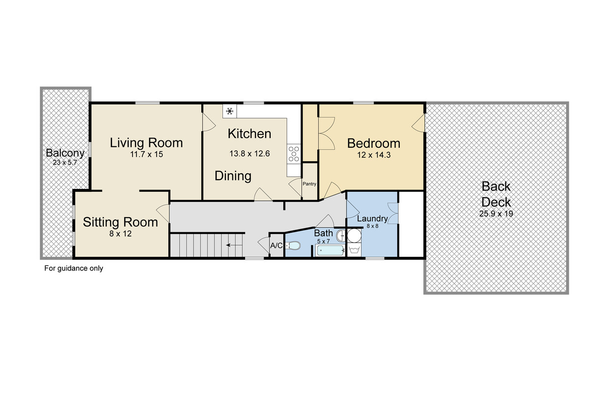 Floor plan - 1316 Burgundy St