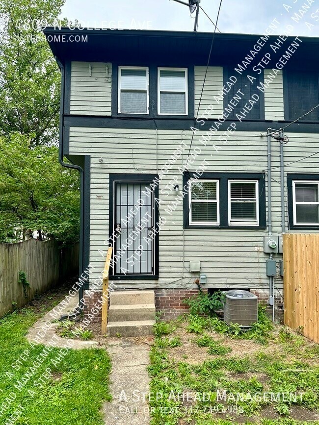 Foto del edificio - 4809 N College- 3 Bed/1.5 Duplex