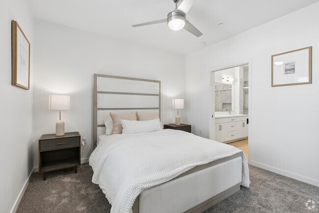 3BR, 2BA - 1,346SF - Primary Bedroom - Canyon Bluffs