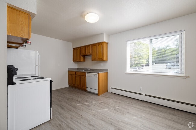 1BR, 1BA - 650SF - Kitchen - Woodbury Apartments