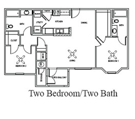 2BR/2BA - Baywood Place