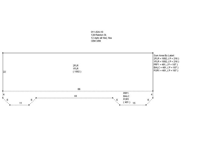 Floorplan - 128 Ralston St