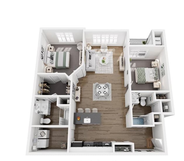 The Crest Floor Plan - Garrison Heights