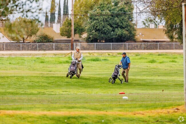 Play a round of golf at River Oak Golf Course.