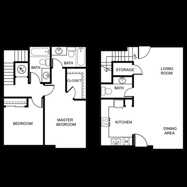 2HAB/2.5BA - North Avenue Apartments