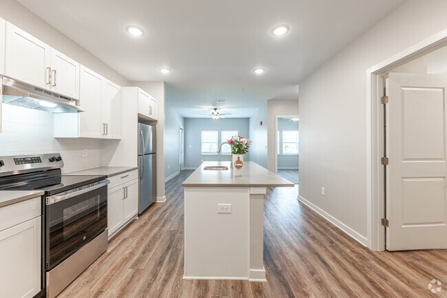 Open Kitchen with lots of cabinets - Park Place 55+ Age Exclusive Apartments