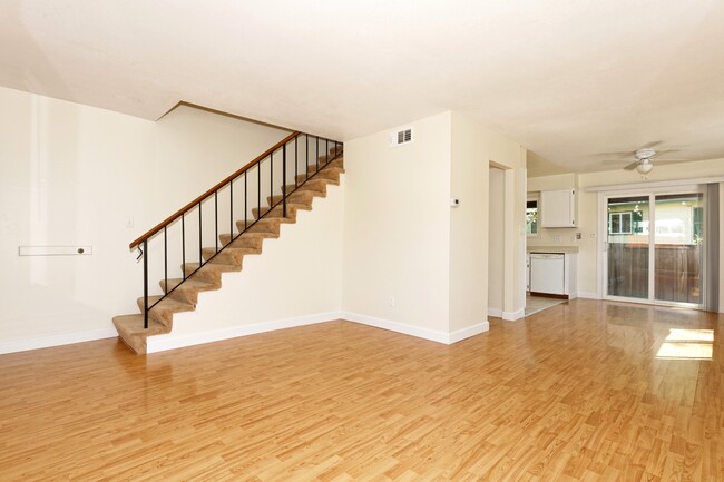 Living Rm, Dining Rm, Kitchen (new hardwood floors not shown) - 2201 Geary Rd