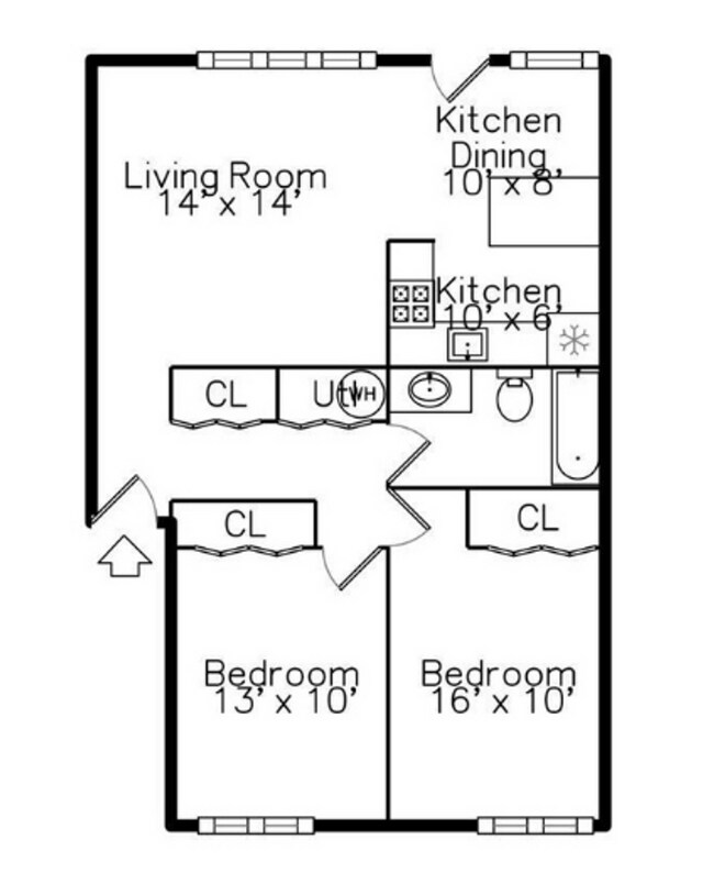 Foto del edificio - 2-Bedroom Garden-Level Unit | Parking, Patio & Water Included