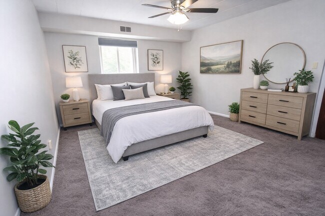 Estudio - Opción de alfombra (Preparado) - Oakland Apartments
