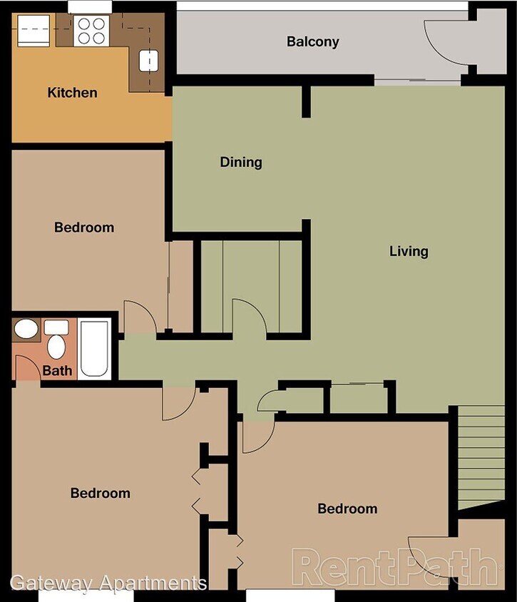 Primary Photo - 3 br, 2 bath Apartment - 200 Gateway Drive