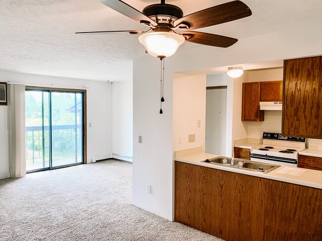 2 BR/1BA Living room - Tammany Hills Apartments