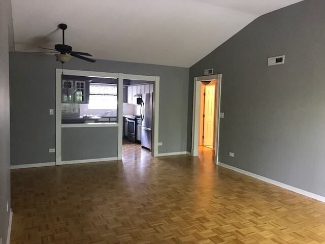 Living room view towards kitchen - 4710 N Elston Ave