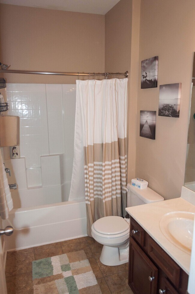 Guest bathroom. - 8501 Burnham Ln #13