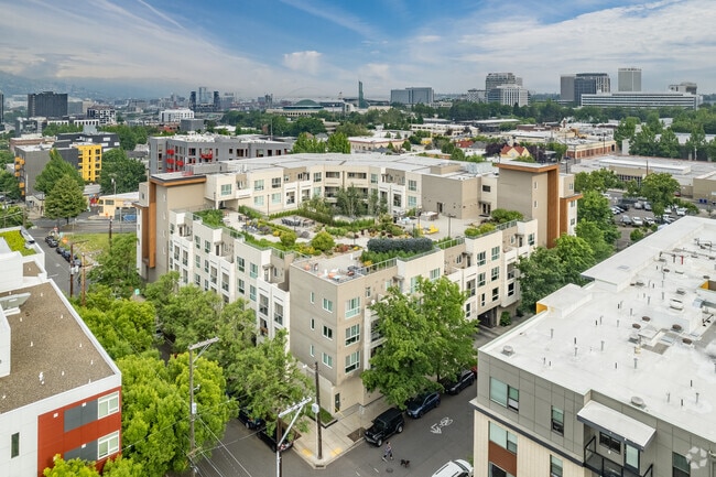 Aerial Shot of Building - The Linden
