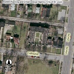 Aerial Photo - 5315-5325 Cabanne Ave