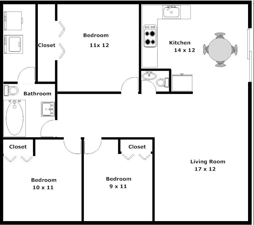 3BR/1BA - Pine Forest Homes