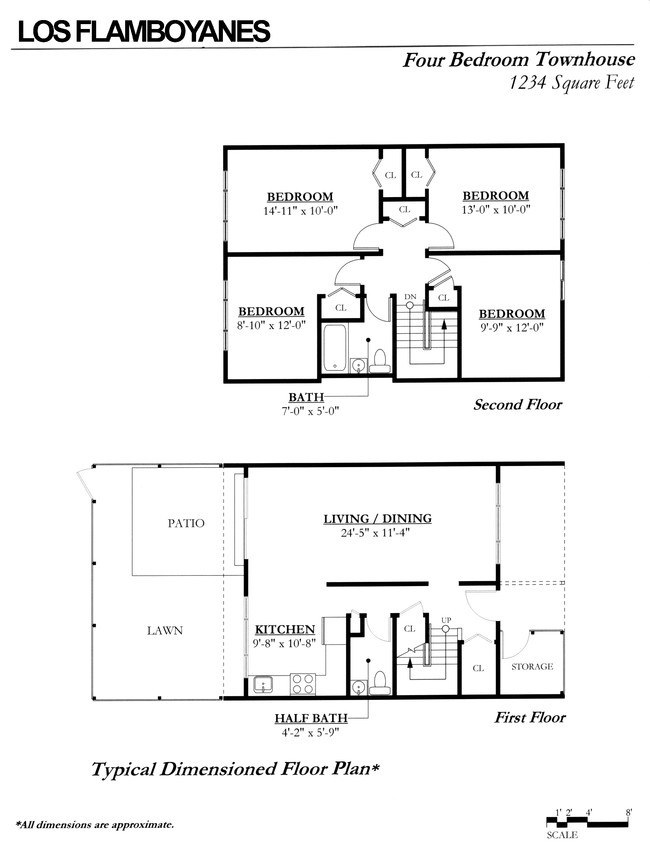 4BR/1.5BA - Los Flamboyanes