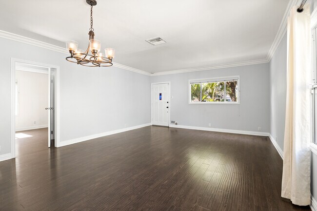 living room from dining area - 1766 Carmona Ave