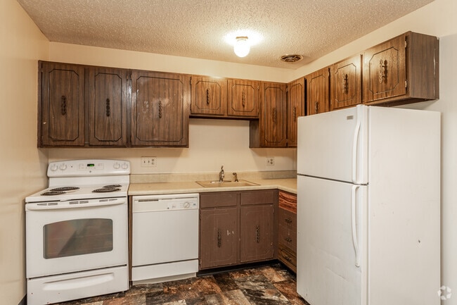 2 habitaciones - Cocina - Magnolia Manor Apartments and Townhomes