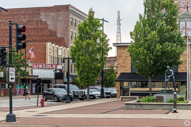 The Johns Hill community celebrates Abraham Lincoln, who started his political career in Decatur.