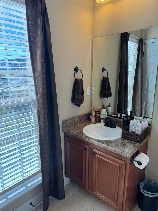 Ventana del medio baño de la planta baja - 232 High Meadows Cir