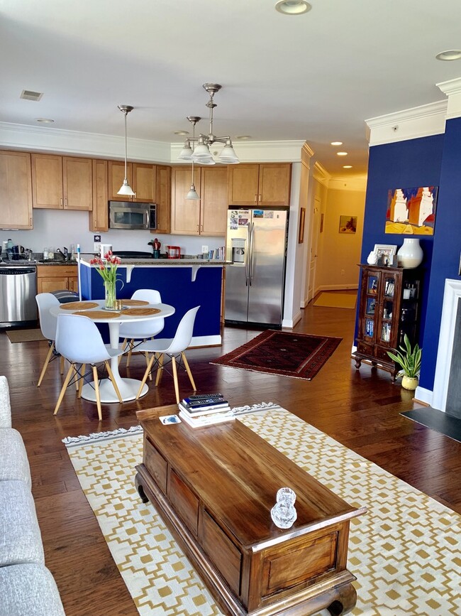 Kitchen view from living room - 1451 Belmont St NW