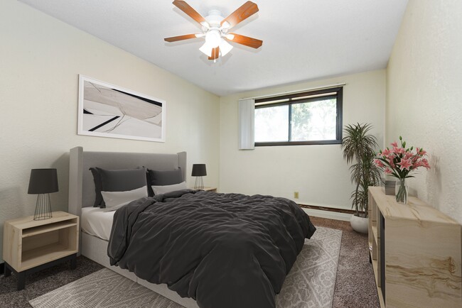 Apartamentos White Bear Lake, MN White Bear Terrace | Dormitorio amueblado - White Bear Terrace