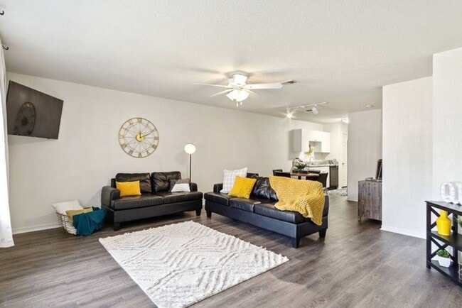 Living Room - The Quad Apartments