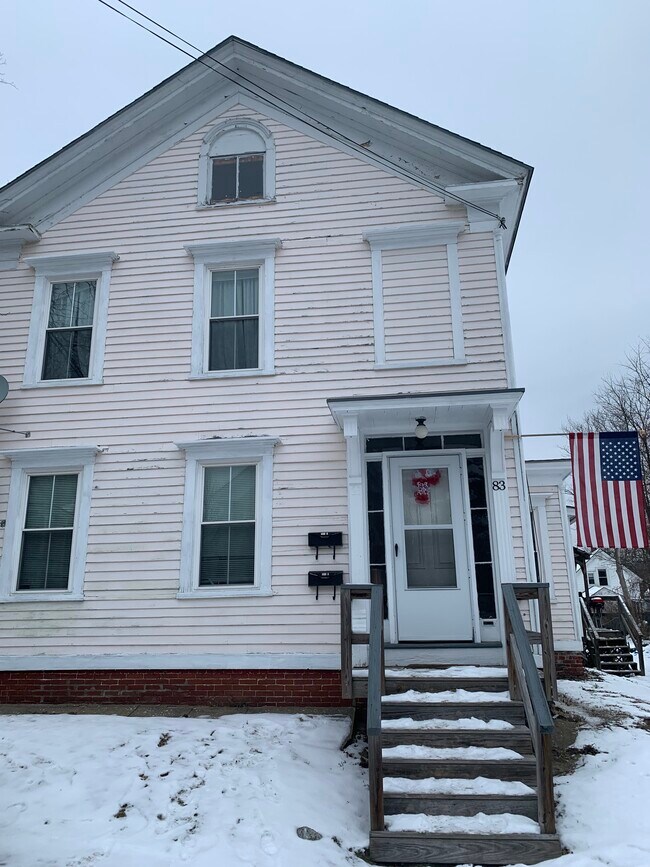 Front entrance to the home - 83 Elm St