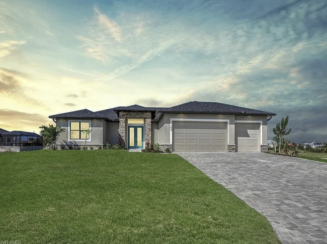Almost New Construction Waterfront Home in NE Cape Featuring A Pool, Fenced Patio & More! - Almost New Construction Waterfront Home in NE Cape Featuring A Pool, Fenced Patio & More!