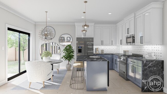 3D Rendering of Kitchen Space. Fixtures will differ. - 110 Westmoreland St