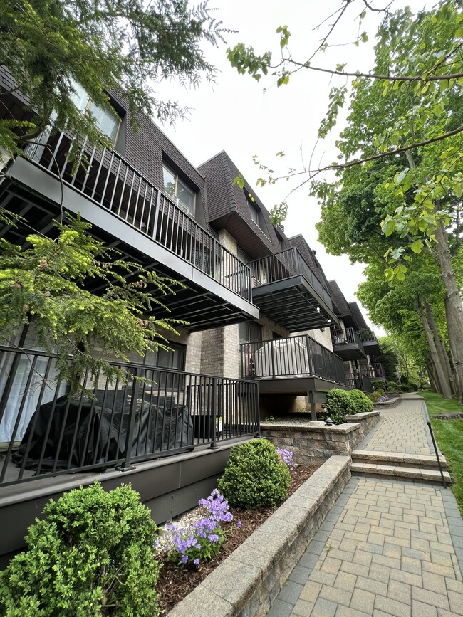 Entrance - brand new balconies in all units - 107 North Broadway